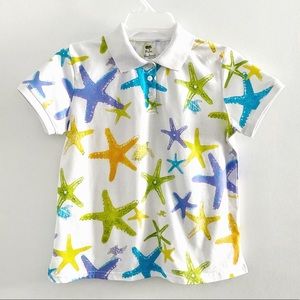 🏌️‍♀️Palm Harbour polo shirt, starfish turtle golf tee